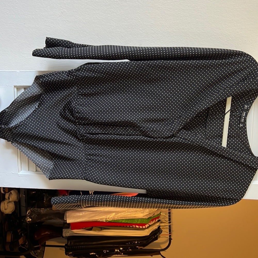Zara Polka dot a blouse bodysuit- Medium